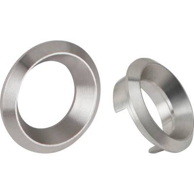 Bague en inox de profil aluminium pour cylindre noy Diam.21 mm pce