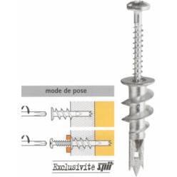 Cheville pour plaque de pl tre Spit DRIVA 4 5 50mm 100pce