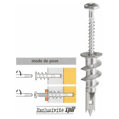 Cheville pour plaque de pl tre Spit DRIVA 4 5 35mm 100pce