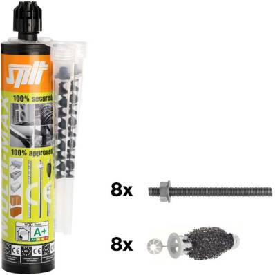 Kit fixation chimique Spit Multi Max 280 ml pce