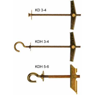 Cheville bascule Fischer KDH 6mm 20pce