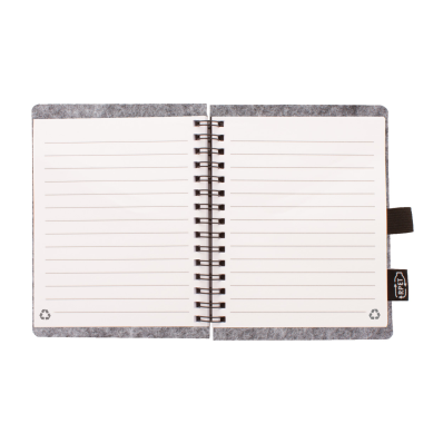 Felbook A6 gris Carnet de notes RPET