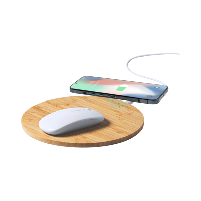 Tapis de souris avec Chargeur sans fil à induction Qi intégré