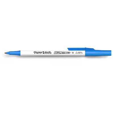 PAPER MATE Stylo à bille Kilometrico, boîte de 50, bleu - Stylo