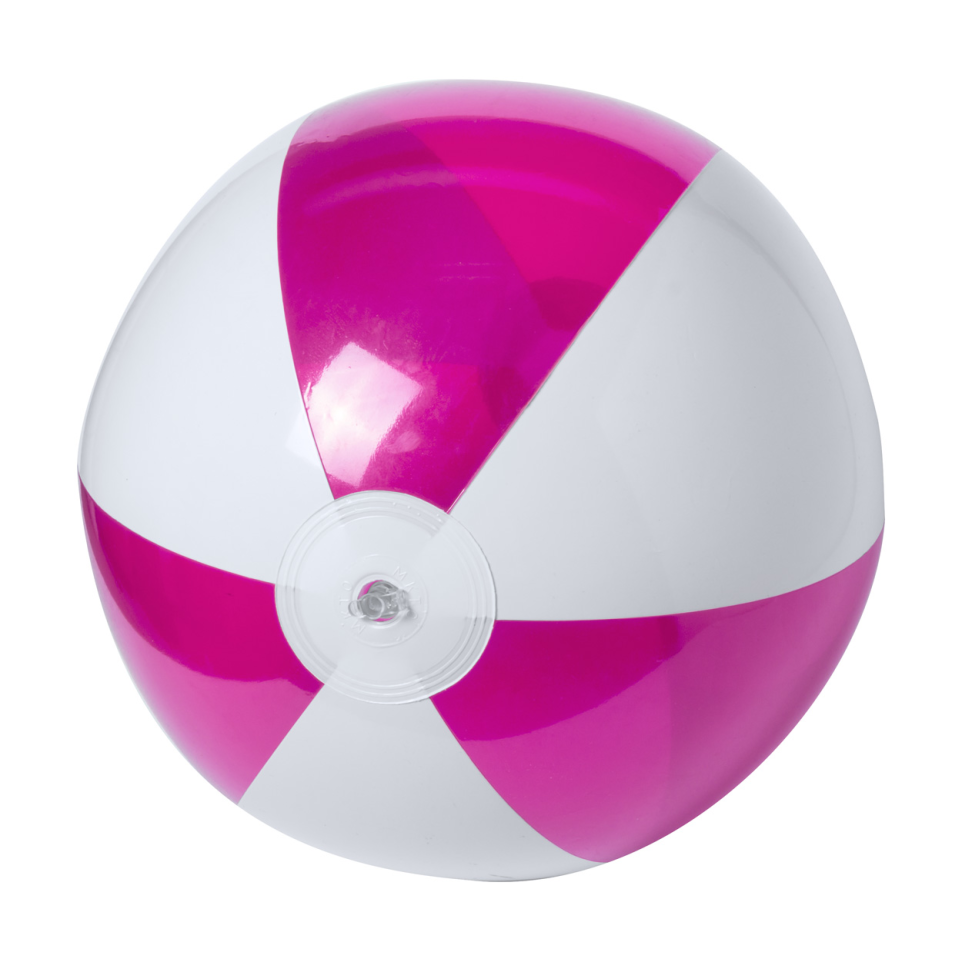 Zeusty pink white beach ball (ø28 cm)