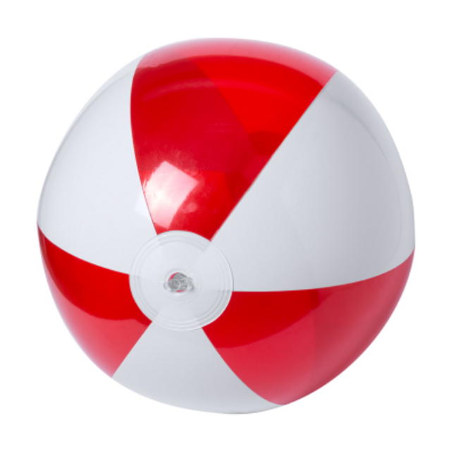 Zeusty rouge blanc ballon de plage (ø28 cm)