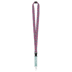 Subyard Fresh white black custom sublimation lanyard