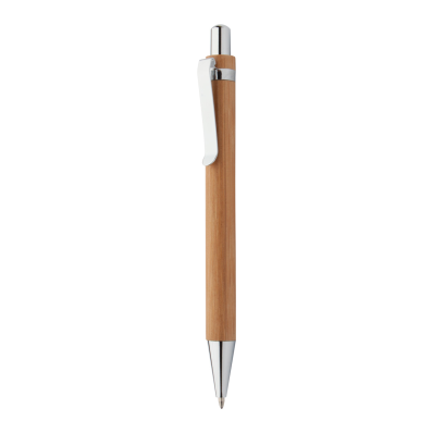Set stylo à bille et porte-mine bambou personnalisé GREENY