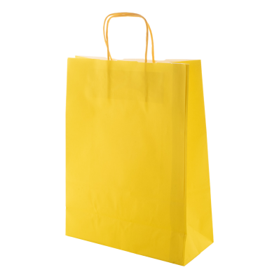 Mall jaune sac en papier