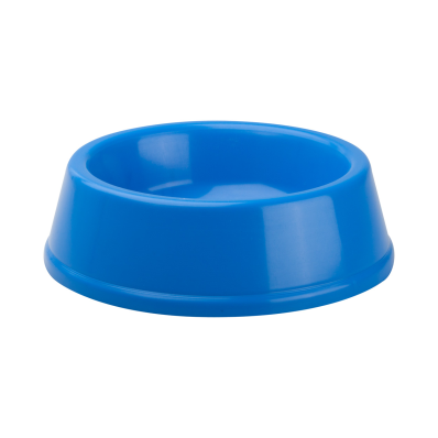 Blue shop dog bowl