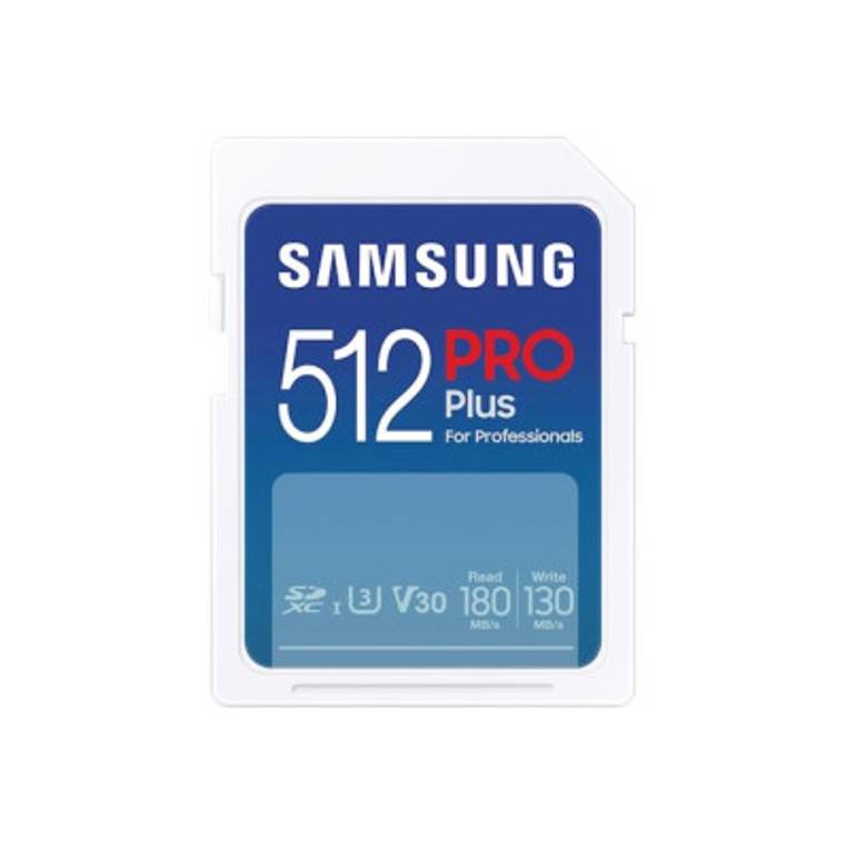 SAMSUNG PRO Plus SD Memory Card 512Go BE (P)