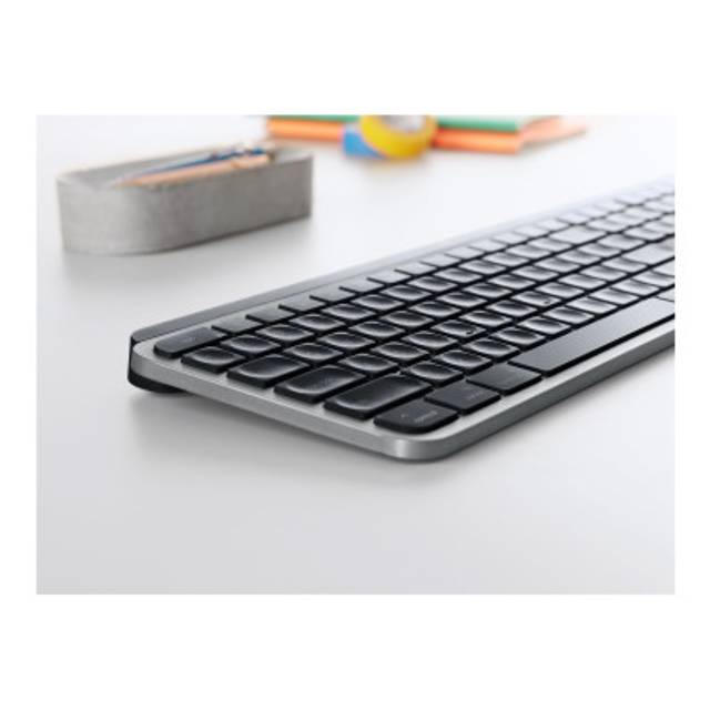 LOGITECH MX Keys for Mac Advanced Wireless Illuminated Keyboard - SPACE  GREY - PAN - EMEA