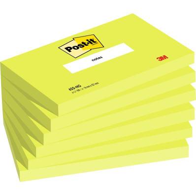 Post-it Notes cube, 450 feuilles, ft 76 x 76 mm, nuances roze-jaune