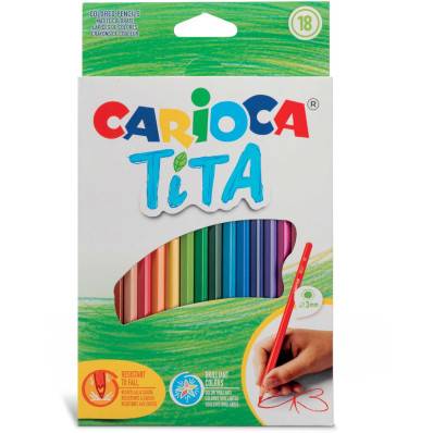 Crayons de couleur Carioca Tita Multicouleur 80 Pièces