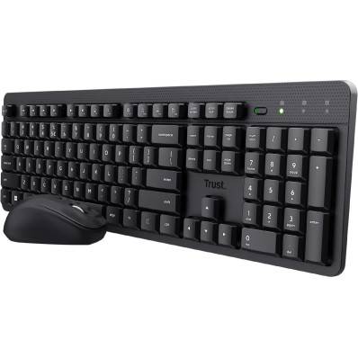 Trust Ody clavier silencieux et souris sans fil, azerty